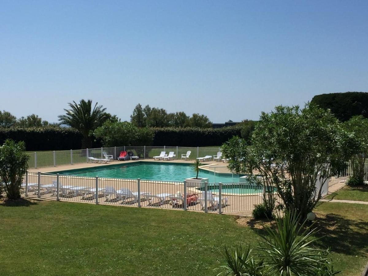 Apercu Mer: Bel Appartement Avec Piscine, Tennis Et Proche Plage - Fr-1-3-450 Bidart Buitenkant foto