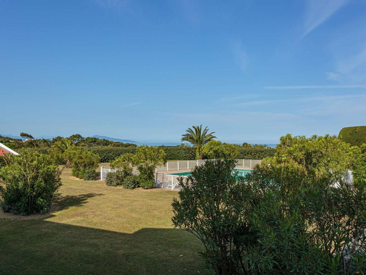 Apercu Mer: Bel Appartement Avec Piscine, Tennis Et Proche Plage - Fr-1-3-450 Bidart Buitenkant foto